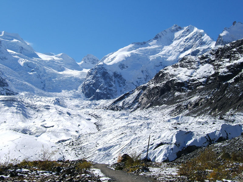 Il ghiacciaio del Morteratsch - Piz Bernina